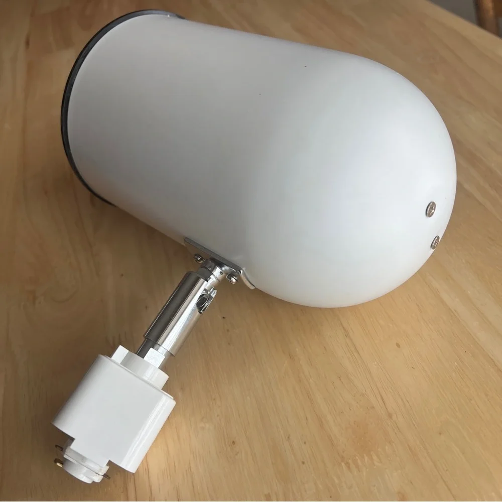 Track Lighting Fixture Bullet 215WH White Encon Trac-Tec 1988 Open Box